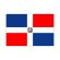 画像1: 卓上旗　ドミニカ共和国