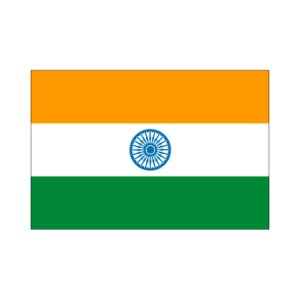 画像: 卓上旗　インド