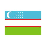 画像: 卓上旗　ウズベキスタン